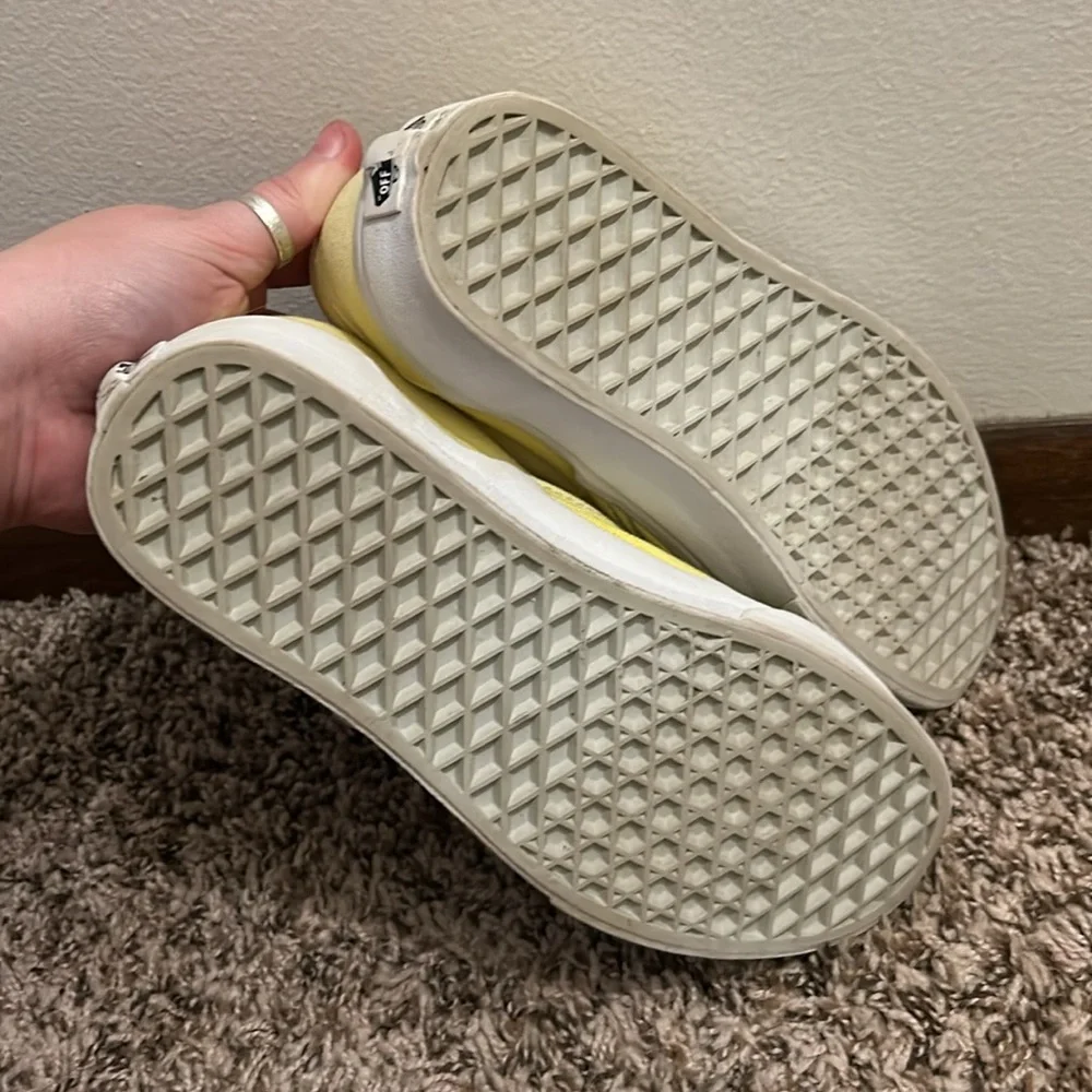 Pastel Yellow Vans - Picture 2 of 3